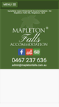 Mobile Screenshot of mapletonfalls.com.au